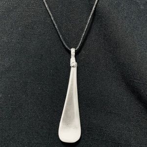 Antique Silver handle on Sterling chain